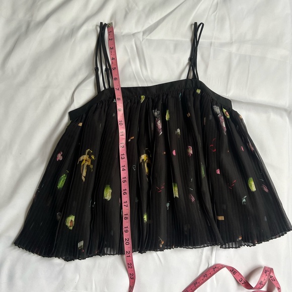 rachel antonoff garbage print top - Picture 5 of 5